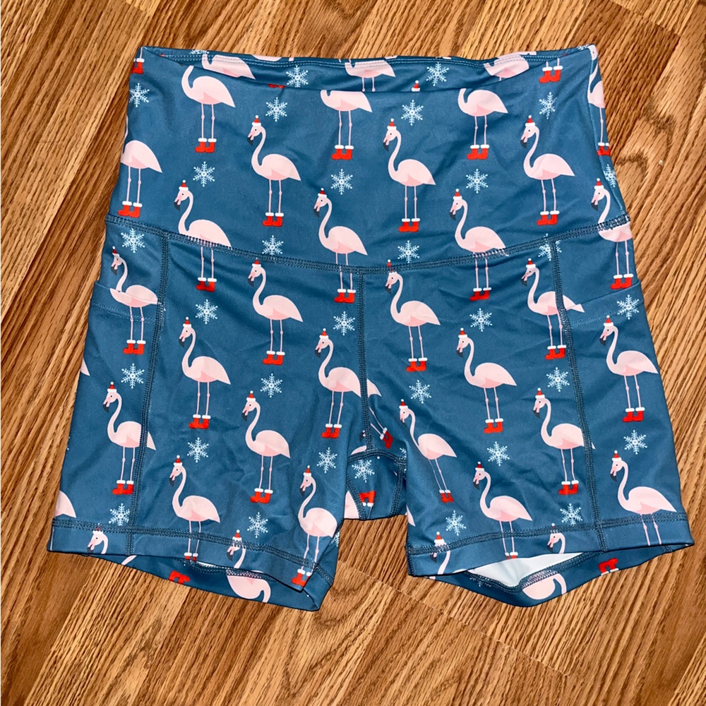 Feed Me Fight Me biker shorts